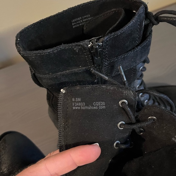 Born Cass Suede Leather Lace Up Boots - Picture 11 of 11